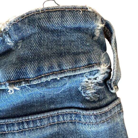 Paige Cuff Wide Leg Jeans Denim SIZE 31 Sasha Baggy Boyfriend High Rise $259 - Picture 14 of 14